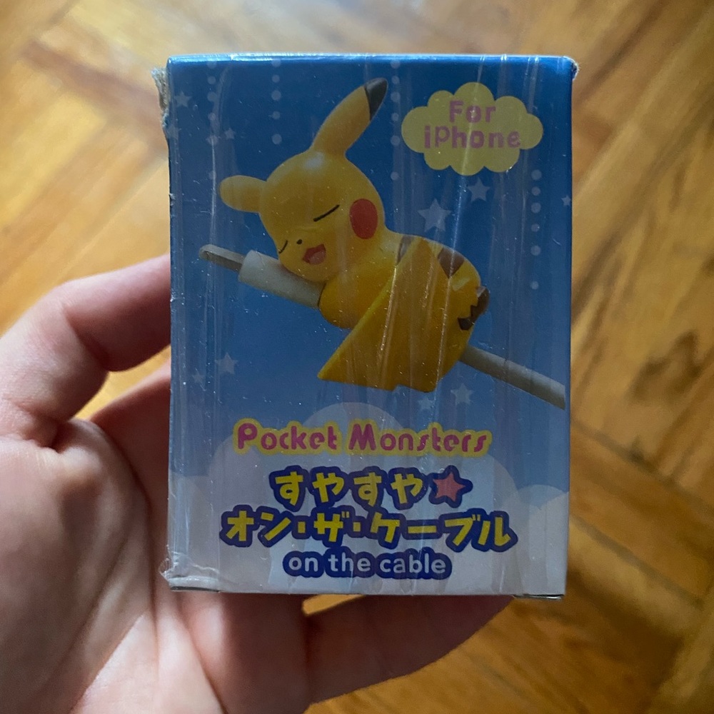 NWT Pikachu Pokémon cable protector